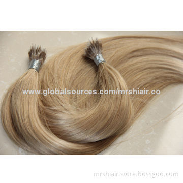 18-inch Light Brown 22# Straight Nano Ring Hair